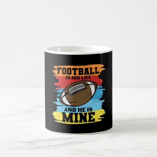 FOOTBALL IS ZIJN LEVEN EN HIJ IS MINE FUNNY KOFFIEMOK (Center)