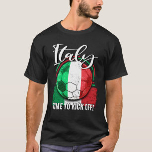 Football Italië Vlag, Voetbal T-shirt