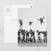 Football, jaren dertig briefkaart (Voorkant / Achterkant)