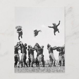 Football, jaren dertig briefkaart