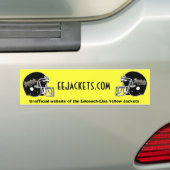 Football jassen bumpersticker (Op auto)