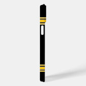 Football Jersey Black Gold Case-Mate iPhone Case (Achterkant / Rechts)