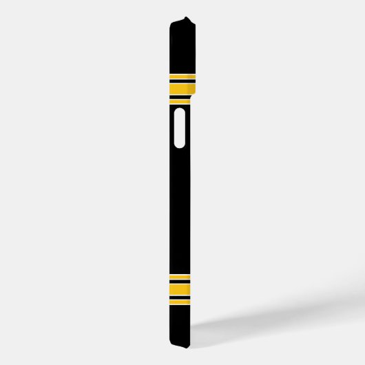 Football Jersey Black Gold Case-Mate iPhone Case (Achterkant / Rechts)