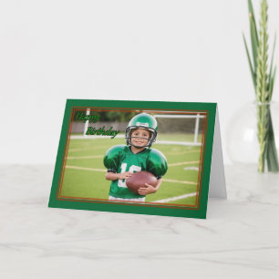 Football Jersey Boy's Birthday Kaart