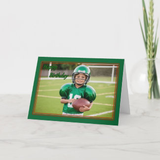 Football Jersey Boy's Birthday Kaart
