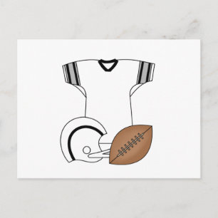 Football Jersey en Helmet Tshirts en Gifts Briefkaart