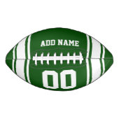 Football Jersey Green|White Personalized (Voorkant)