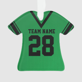 Football Jersey groen uniform Ornament