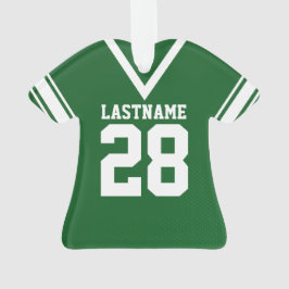 Football Jersey groen uniform Ornament