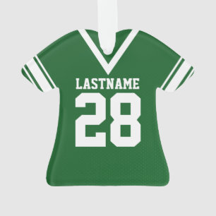 Football Jersey groen uniform Ornament