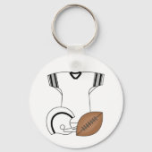 Football, Jersey, Helmet Sleutelhanger (Voorkant)