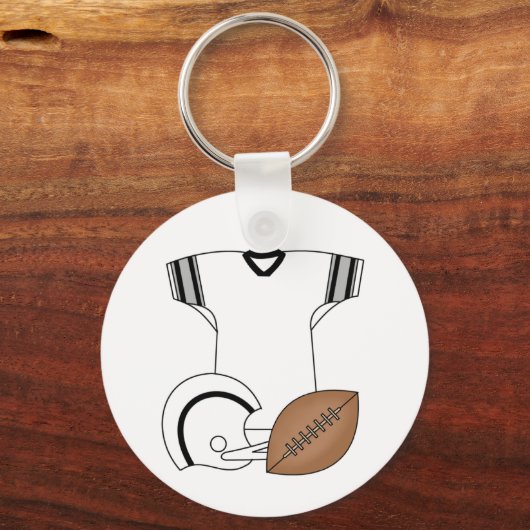 Football, Jersey, Helmet Sleutelhanger (Voorkant)