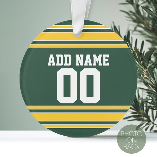 Football Jersey met aangepast nummer Ornament