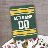 Football Jersey met aangepast nummer Pokerkaarten