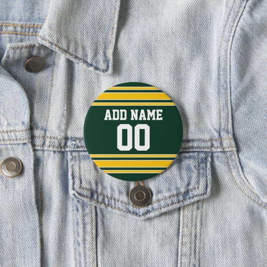 Football Jersey met aangepast nummer Ronde Button 7,6 Cm (In situ)