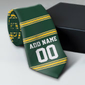 Football Jersey met aangepast nummer Stropdas
