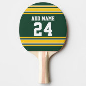 Football Jersey met aangepast nummer Tafeltennisbatje (Voorkant)