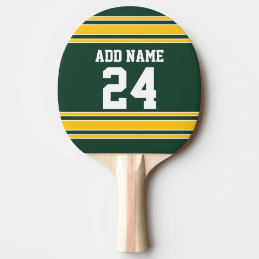 Football Jersey met aangepast nummer Tafeltennisbatje (Voorkant)