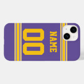 Football Jersey met gebied voor aanpassing Case-Mate iPhone Case (Achterkant (horizontaal))