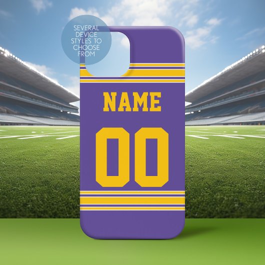 Football Jersey met gebied voor aanpassing Case-Mate iPhone Case