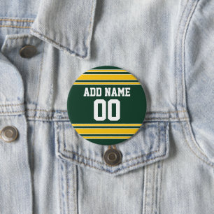 Football Jersey met het Aantal van de Naam van de Ronde Button 7,6 Cm