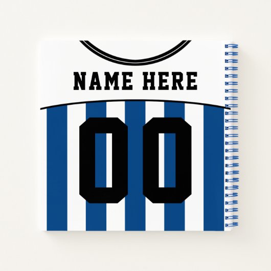  Football Jersey Notitieboek (Achterkant)