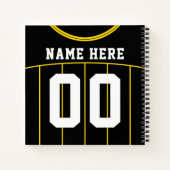 Football Jersey Notitieboek (Achterkant)