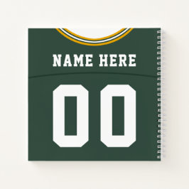 Football Jersey Notitieboek Sjabloon