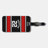 Football Jersey Novelty Persoonlijke naam Bagagelabel (Achterkant horizontaal)