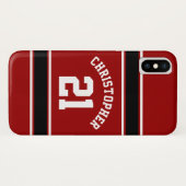 Football Jersey Novelty Persoonlijke naam Case-Mate iPhone Case (Achterkant (horizontaal))