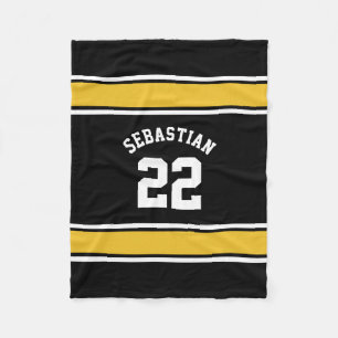 Football Jersey Novelty Persoonlijke naam Fleece Deken
