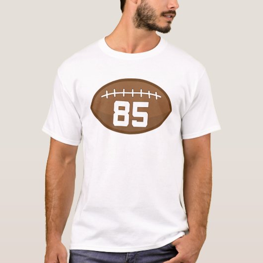 Football Jersey nummer 85 Gift Idea T-shirt (Voorkant)