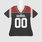 Football Jersey Ornament (achterkant)