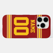 Football Jersey - Pas uw gegevens aan Case-Mate iPhone Case (Achterkant (horizontaal))