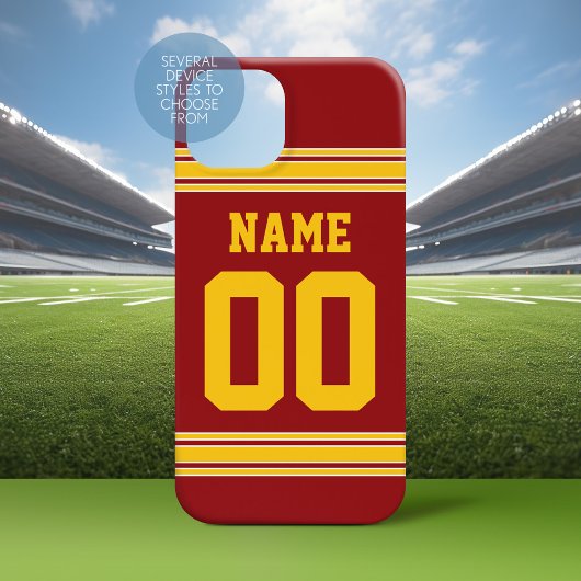 Football Jersey - Pas uw gegevens aan Case-Mate iPhone Case