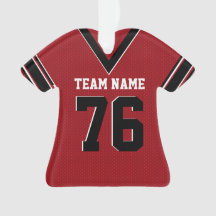 Football Jersey rood uniform met foto