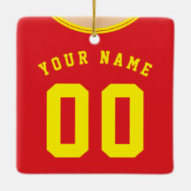 Football Jersey Sjabloon Ornament Stripes