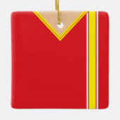 Football Jersey Sjabloon Ornament Stripes (Voorkant)
