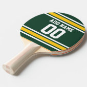 Football Jersey Tafeltennisbatje (Voorkant Gekanteld)