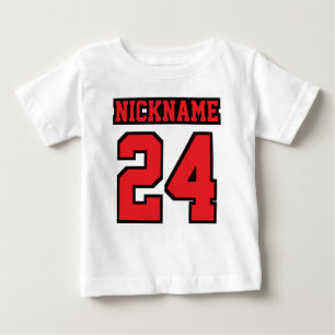 Football Jersey, WIT-RODE BLACK