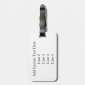 Football Junior Varsity Bagagelabel (Achterkant verticaal)