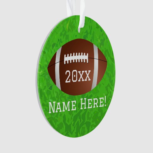 Football Junior Varsity Ornament (voorkant)