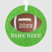 Football Junior Varsity Ornament (achterkant)