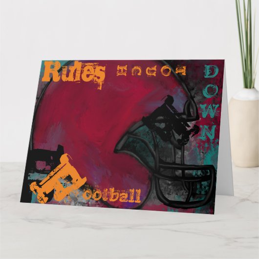 FOOTBALL KAART (Voorkant)