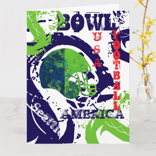 FOOTBALL KAART (Gele Bloem)