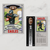 Football-kaart Visitekaartje (Voorkant / Achterkant)