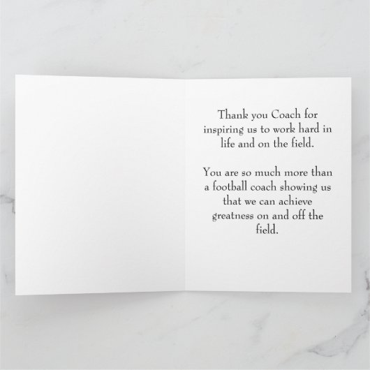 Football Kaarten voor Coaches UW BERICHT of de onz (Binnen)