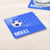 Football Kartonnen Onderzetters (Schuin)