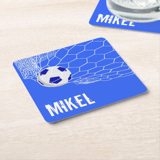 Football Kartonnen Onderzetters (Schuin)