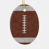 Football Keramisch Ornament (Achterkant)
